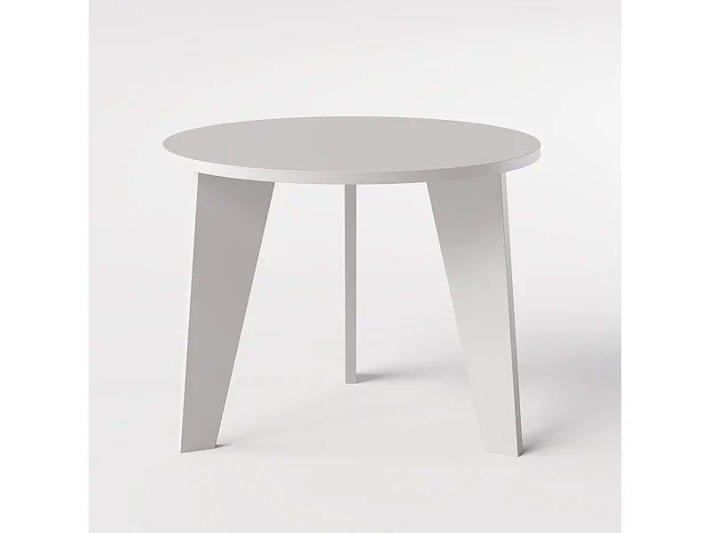 Table ronde ROSE Ø90 cm pour cuisine, salon, salle à manger Gris