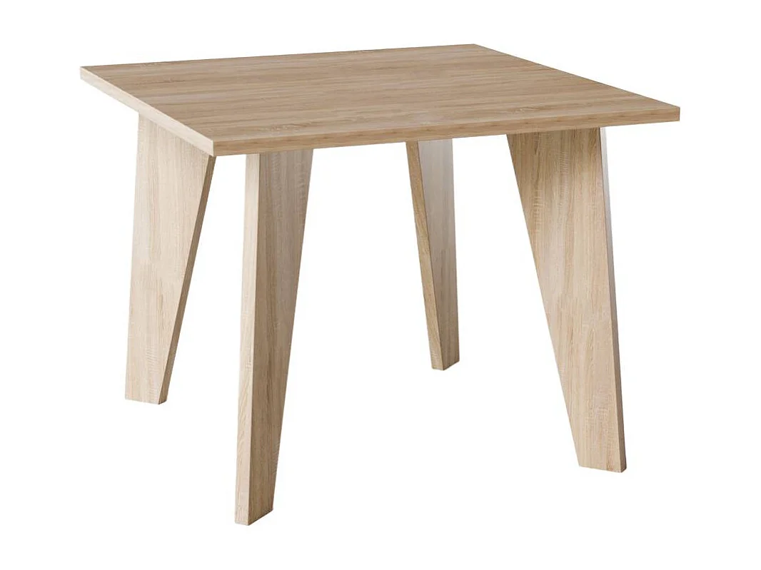 Tisch OLEN 90 x 90 cm für Küche, Wohnzimmer, Esszimmer Eiche Sonoma