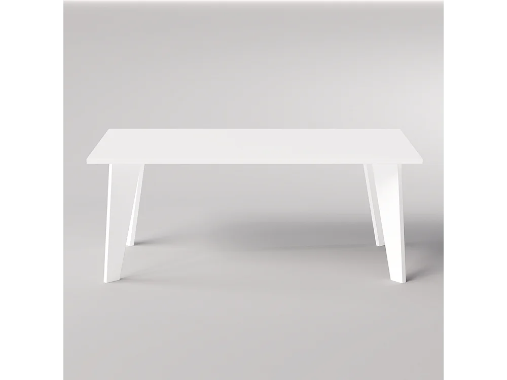 Tavolo ARIS 138 x 80 cm per cucina, soggiorno, sala da pranzo Bianco