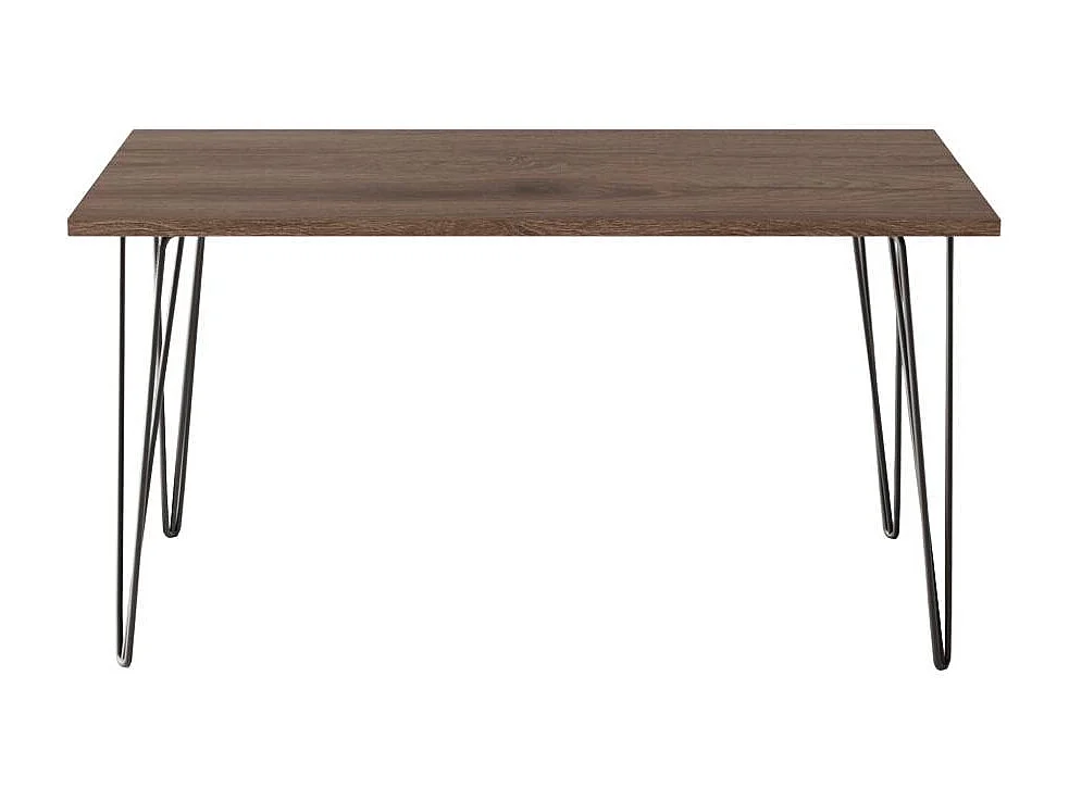 Tisch FISK 138 x 80 cm für Küche, Wohnzimmer, Esszimmer Schokoladen-Eiche