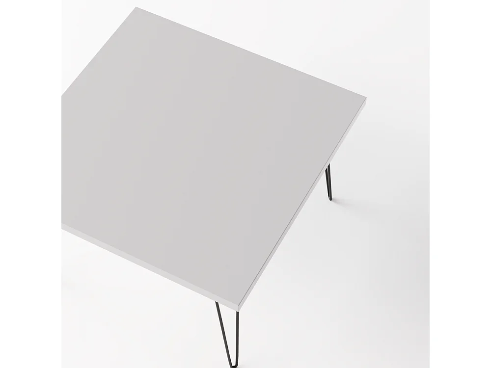 Mesa de centro VIDA 68 x 68 cm para salón, habitación Gris