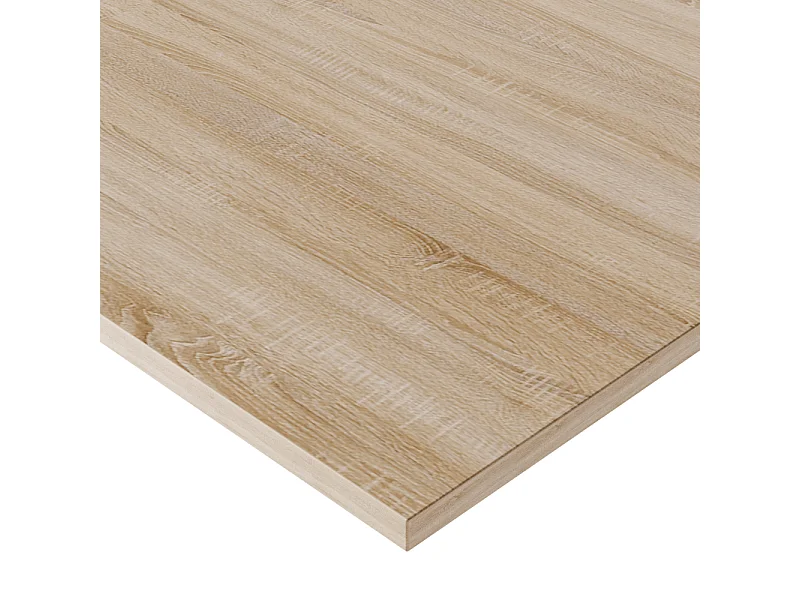 Laminierte Tischplatte in Eiche Sonoma 180 x 95 cm für Schreibtisch, Tisch, Beistelltisch