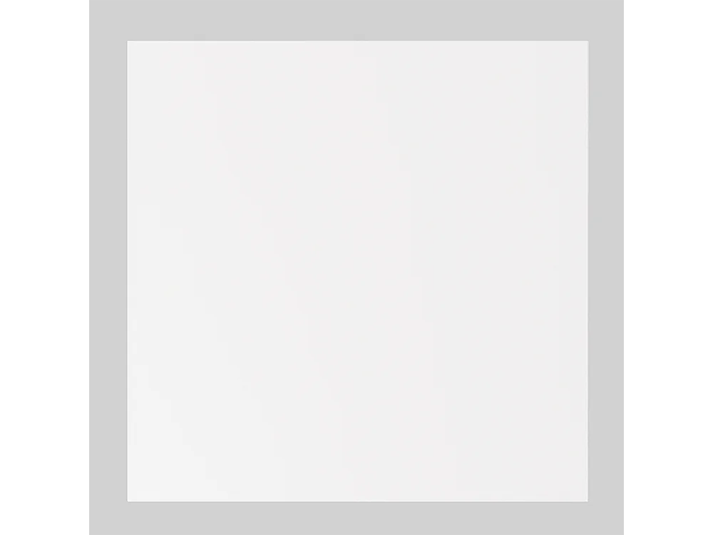 Tampo laminado branco 90 x 90 x 2,5 cm para secretária, mesa, mesa de apoio