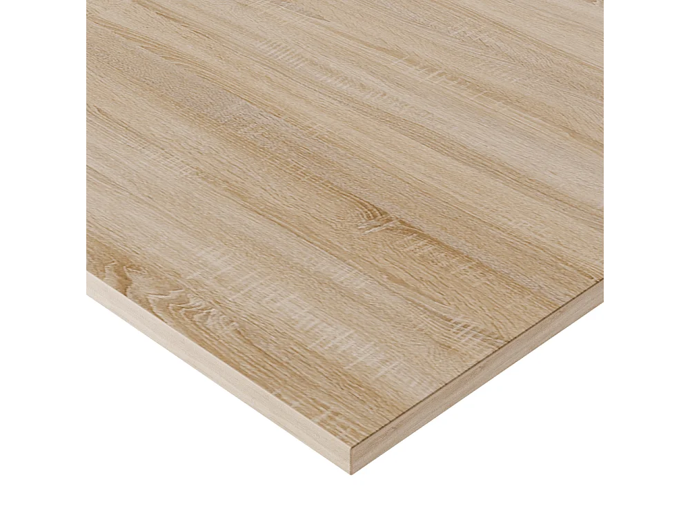 Tampo laminado em carvalho sonoma 138 x 68 x 2,5 cm para secretária, mesa, mesa de apoio