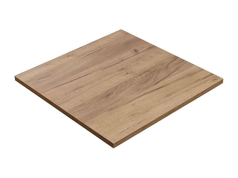 Laminierte Tischplatte Eiche Craft 90 x 90 cm für Schreibtisch, Tisch, Beistelltisch