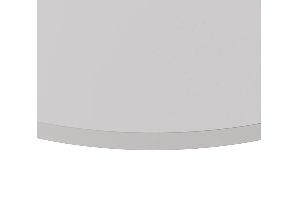 Plateau laminé gris rond, diamètre 50 cm, pour bureau, table, table basse