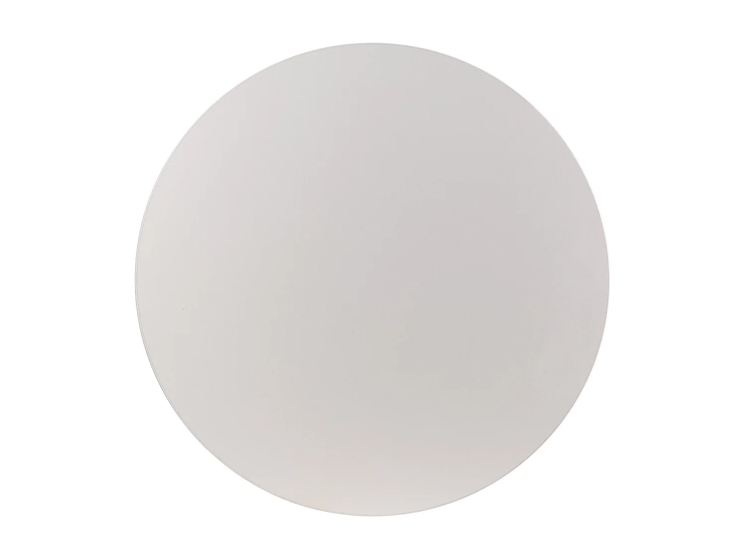 Plateau laminé gris rond, diamètre 50 cm, pour bureau, table, table basse