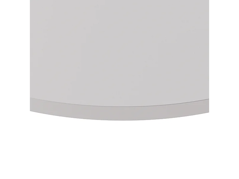 Blat laminowany szary okrągły fi 50 x 2,5 cm do biurka, stołu, stolika