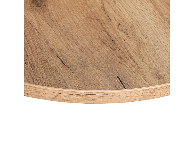 Piano laminato in rovere craft rotondo fi 90 x 2,5 cm per scrivania, tavolo, tavolino