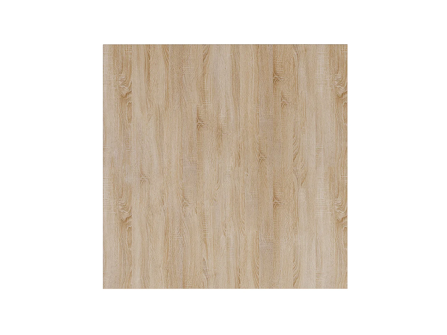 Plateau laminé chêne sonoma 68 x 68 cm pour bureau, table, table basse