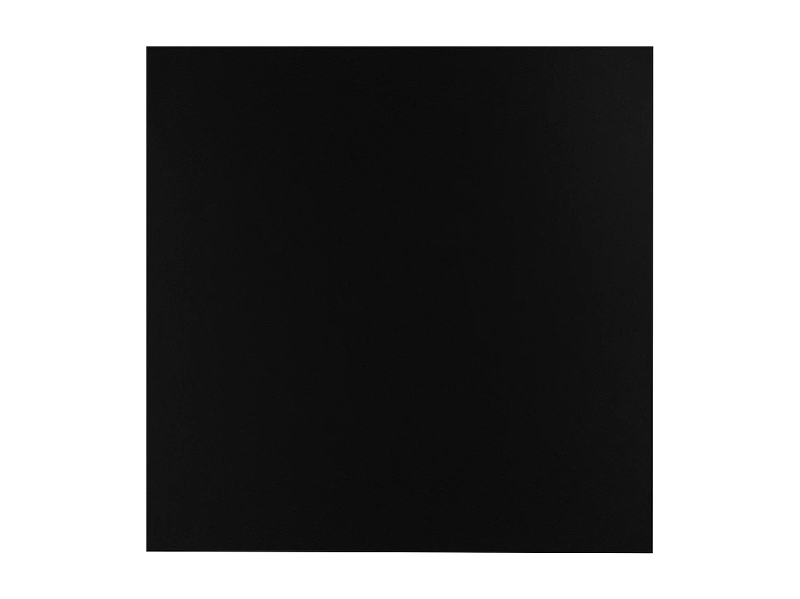 Tampo laminado preto 90 x 90 x 2,5 cm para secretária, mesa, mesa de apoio