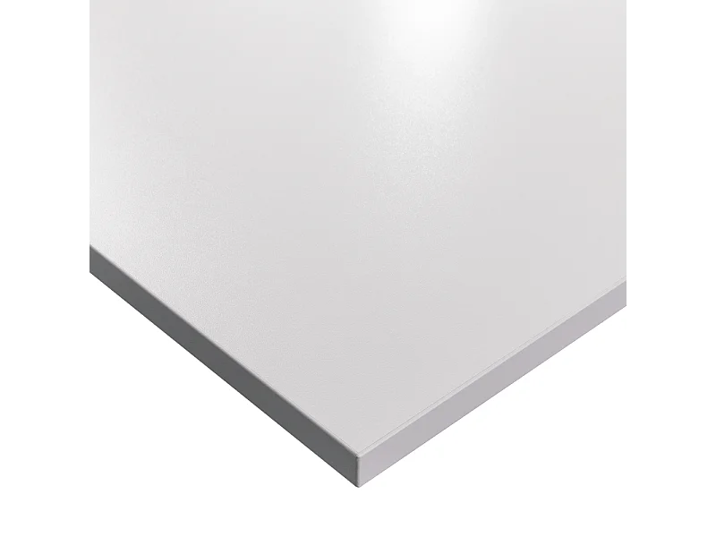 Piano laminato grigio 160 x 80 x 2,5 cm per scrivania, tavolo, tavolino