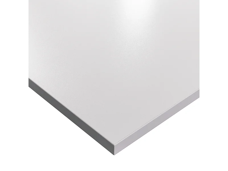 Piano laminato grigio 138 x 68 x 2,5 cm per scrivania, tavolo, tavolino