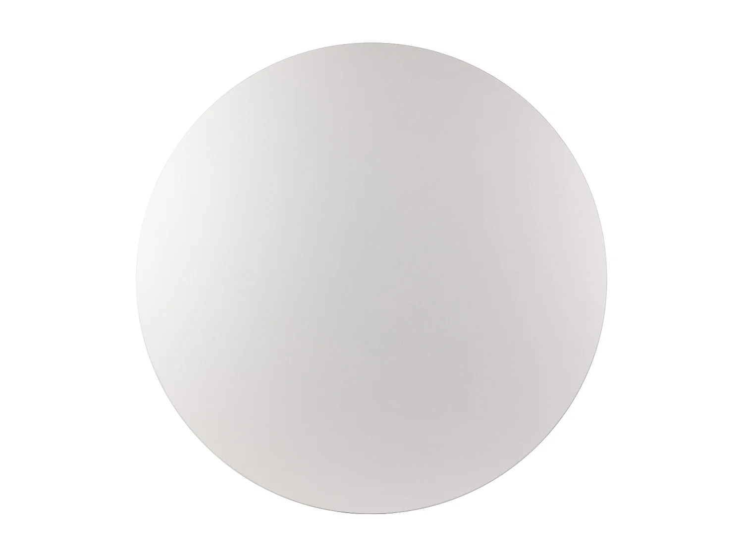 Laminierte Tischplatte, grau, rund, Durchmesser 90 cm, für Schreibtisch, Tisch, Beistelltisch