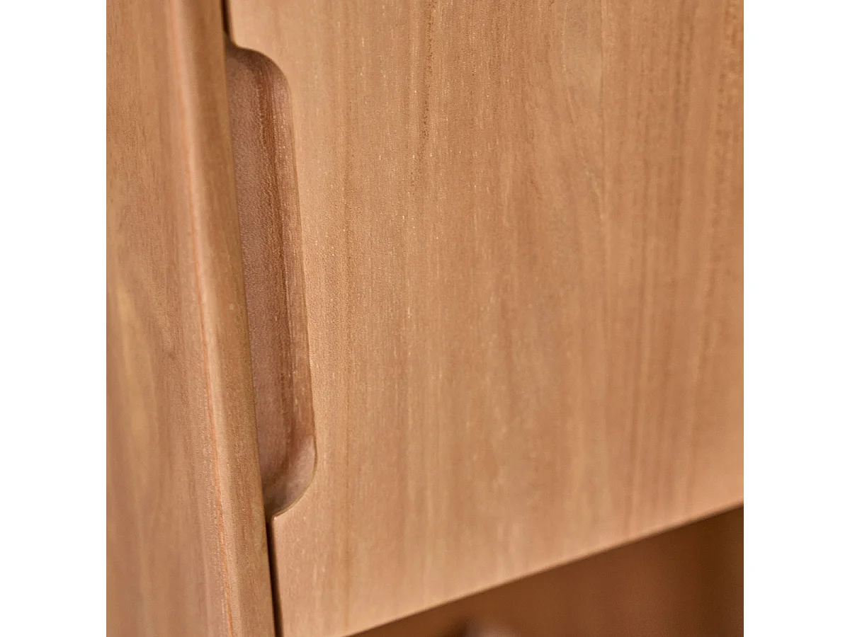 Colonna da bagno in legno massello di teak 45 cm