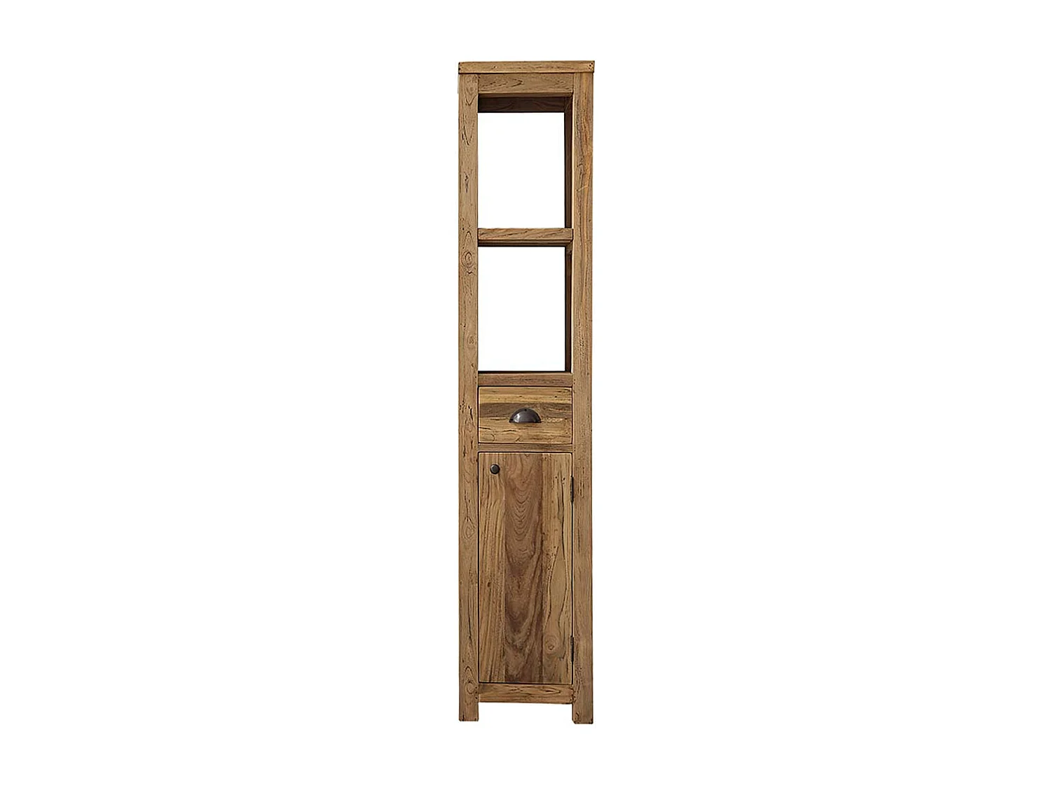 Colonne de salle de bain en bois de teck recyclé