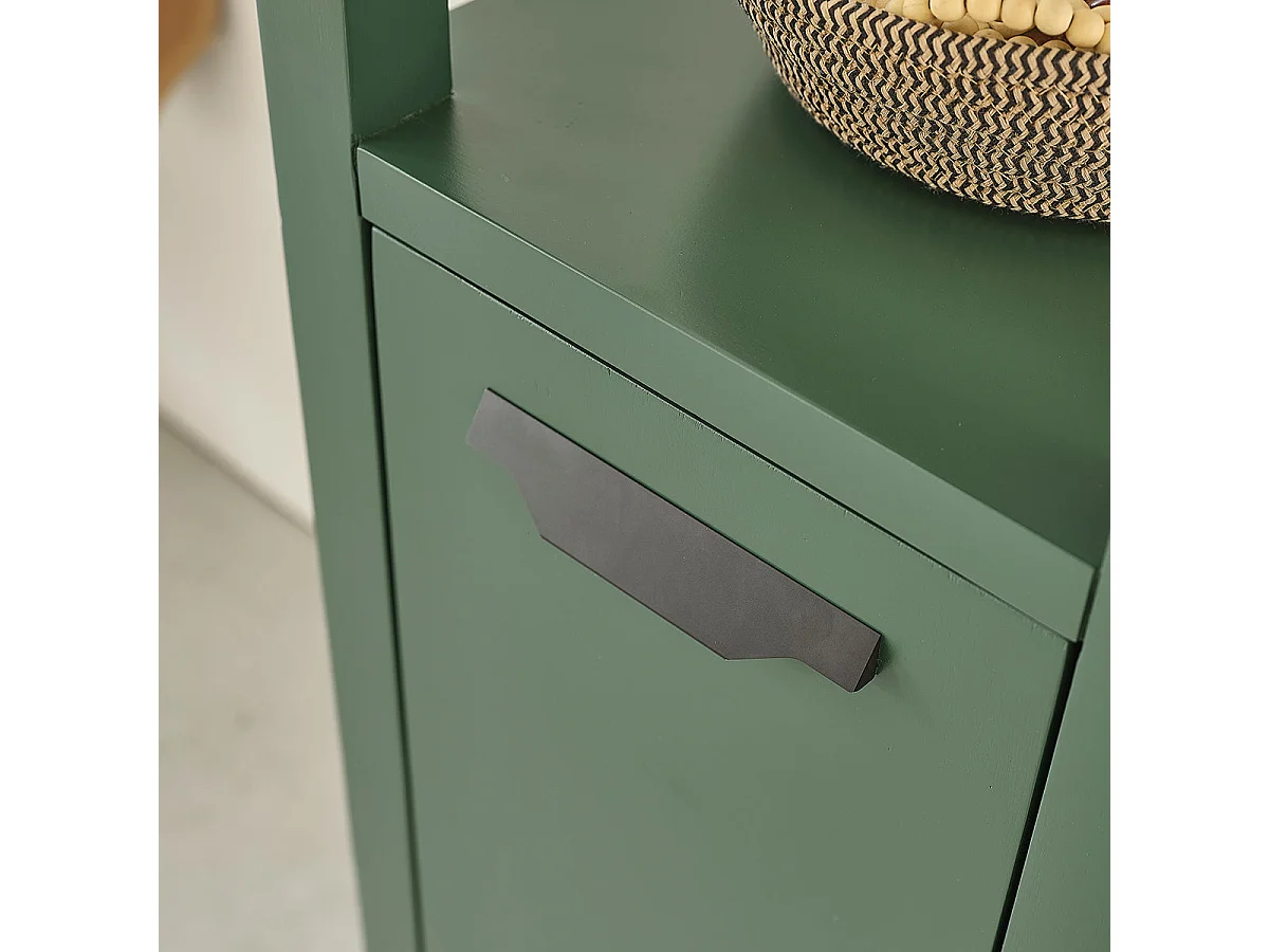 Armario de baño flotante de madera de teca maciza