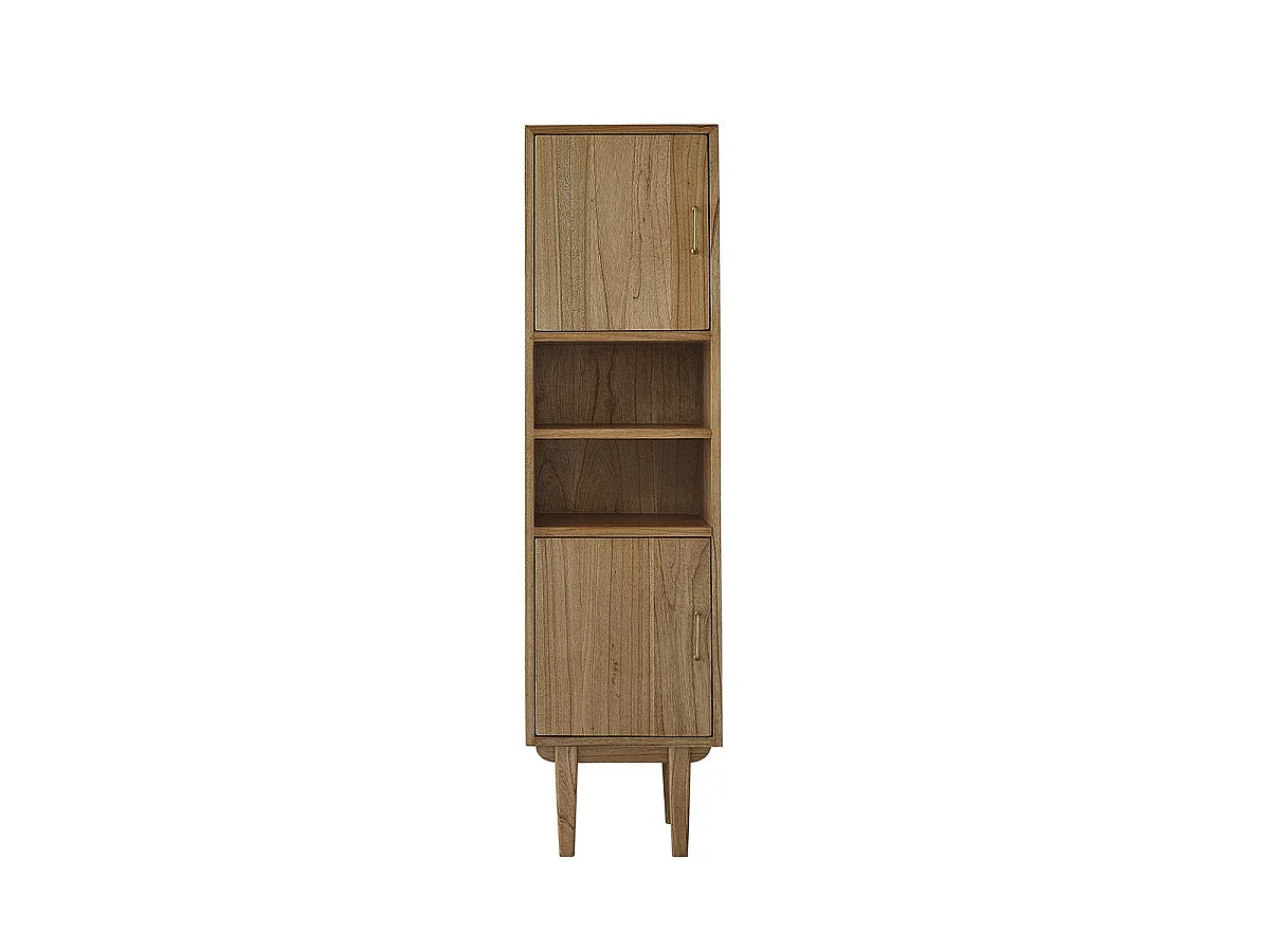 Columna de baño de mindi macizo
