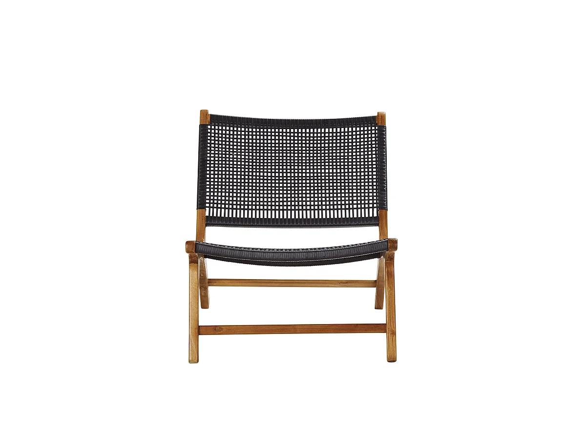 Sedia bistrot in mogano bianco e rattan