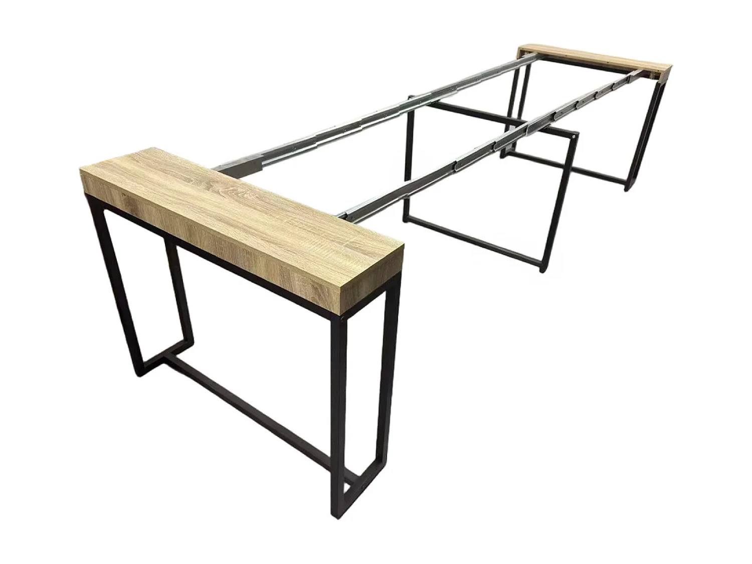 Table extensible 10-12 personnes effet bois 300cm KAMA