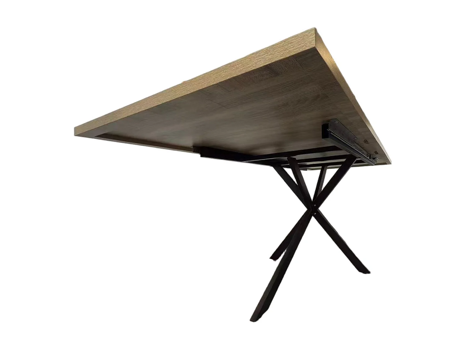 Table extensible 8 personnes effet bois 200cm HINGA