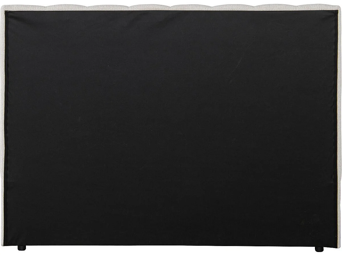 Hoofdbord van structuurstof "Val Thorens" - Beige - 160 cm