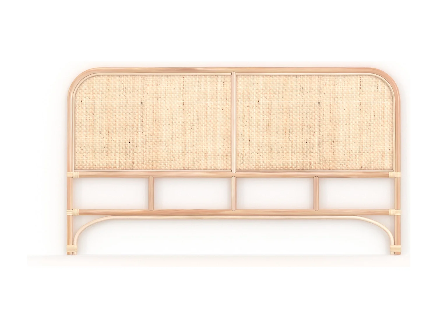 Tête de lit 160 cm en rotin naturel - Grace