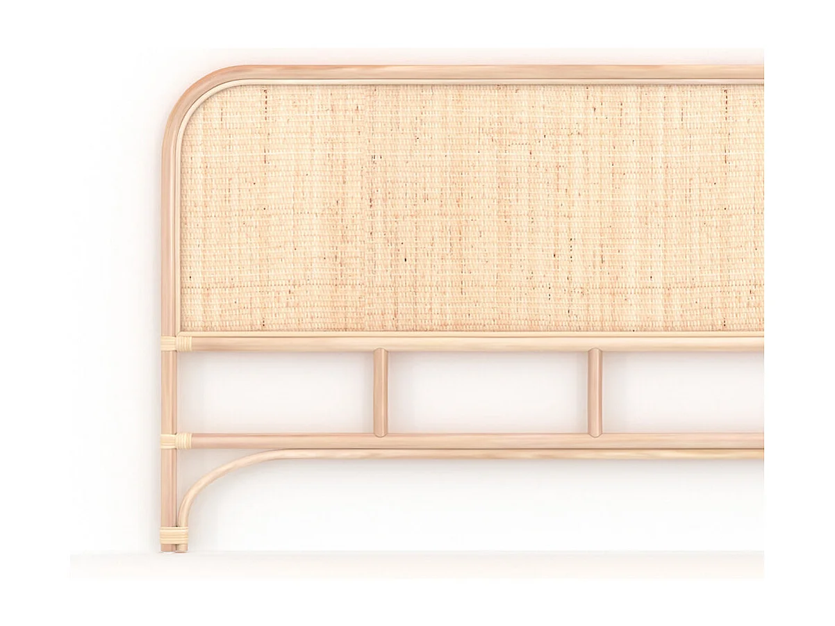 Tête de lit 160 cm en rotin naturel - Grace