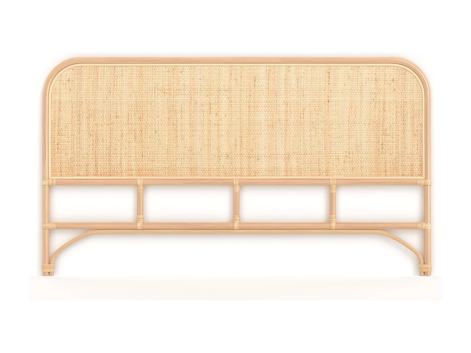 Tête de lit 160 cm en rotin naturel - Grace