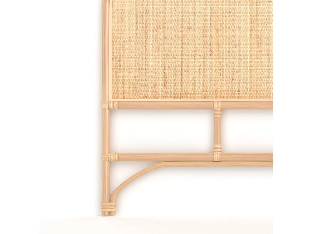 Tête de lit 160 cm en rotin naturel - Grace