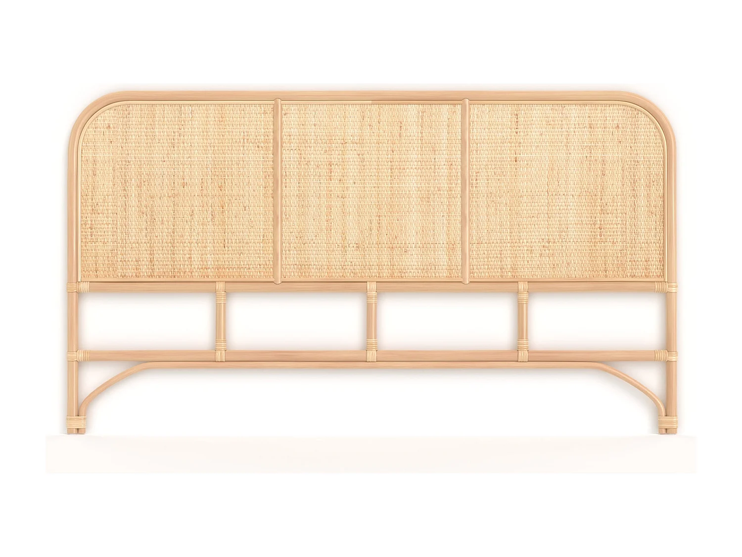 Tête de lit 160 cm en rotin naturel - Grace