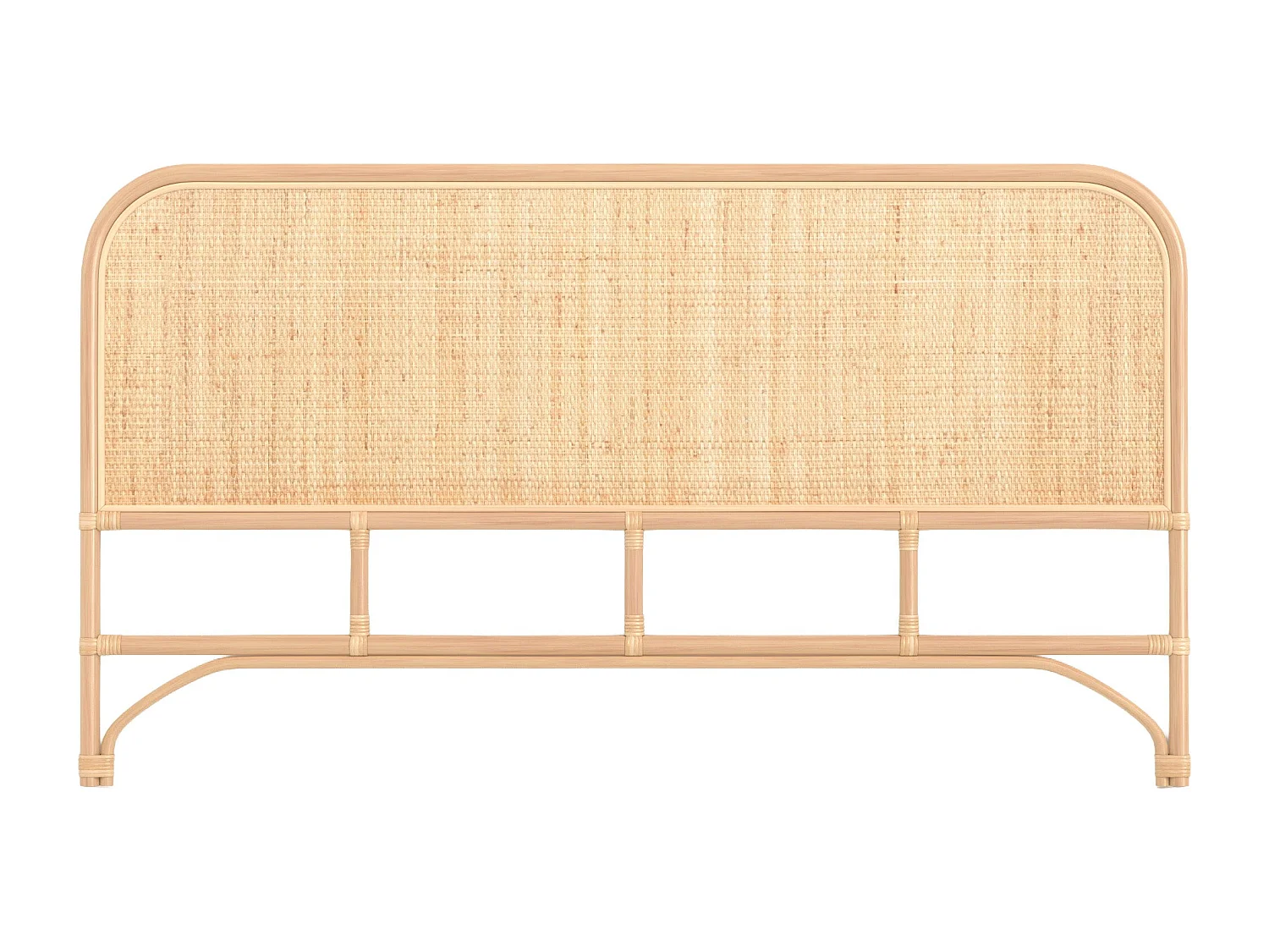 Cabecero 160 cm en ratán natural - Grace