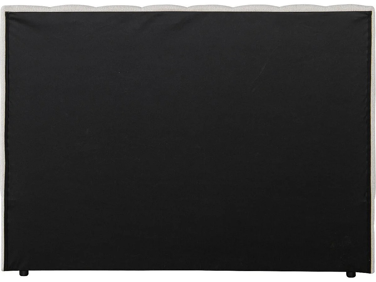 Hoofdbord van structuurstof "Val Thorens" - Beige - 140 cm