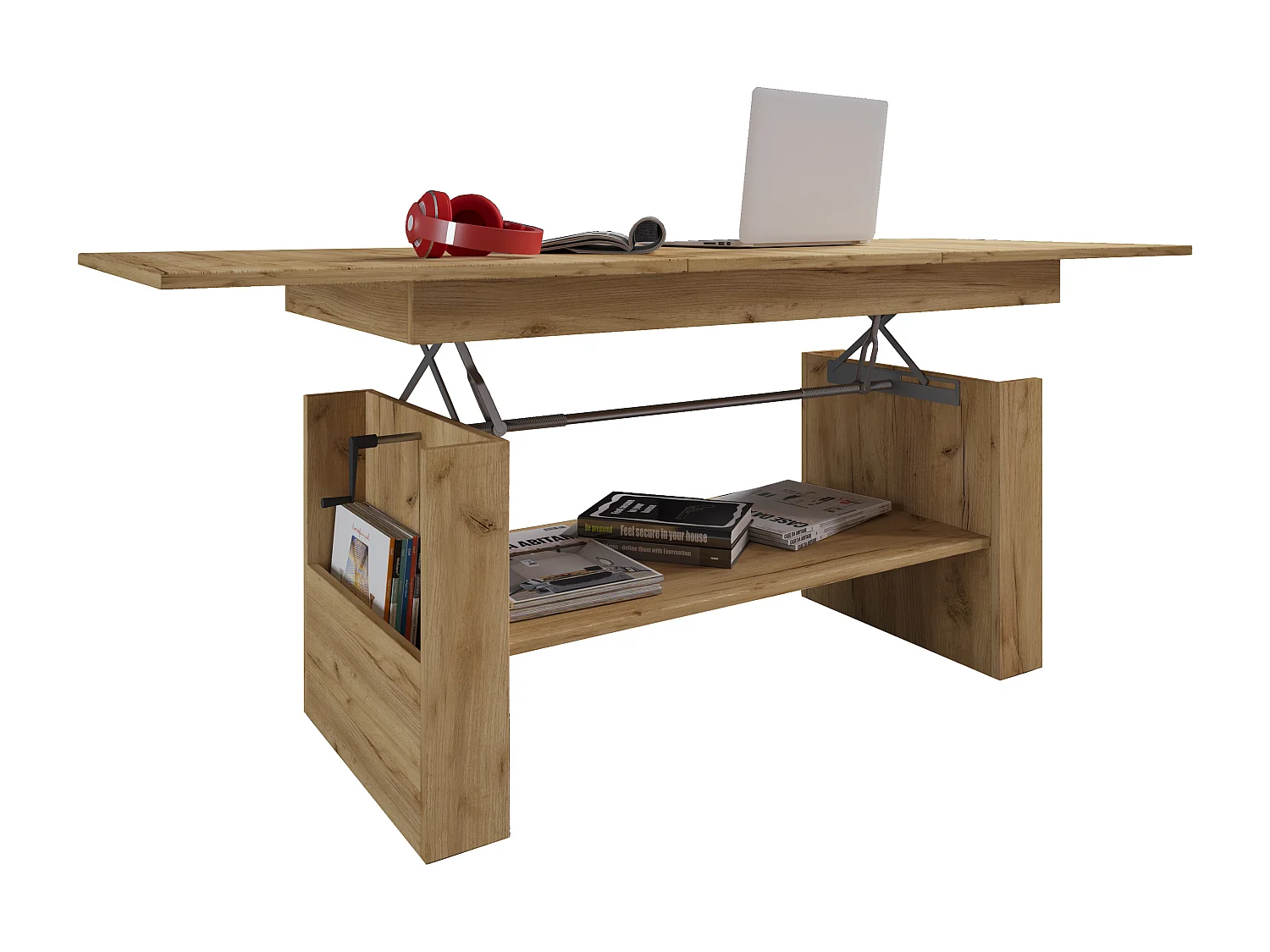 Side table & coffee table Kobila Honey oak H. 52 x W. 115 x D. 58 cm