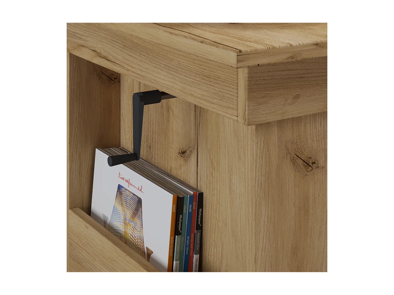 Holz Couchtisch Kobila höhenverstellbar ausziehbar