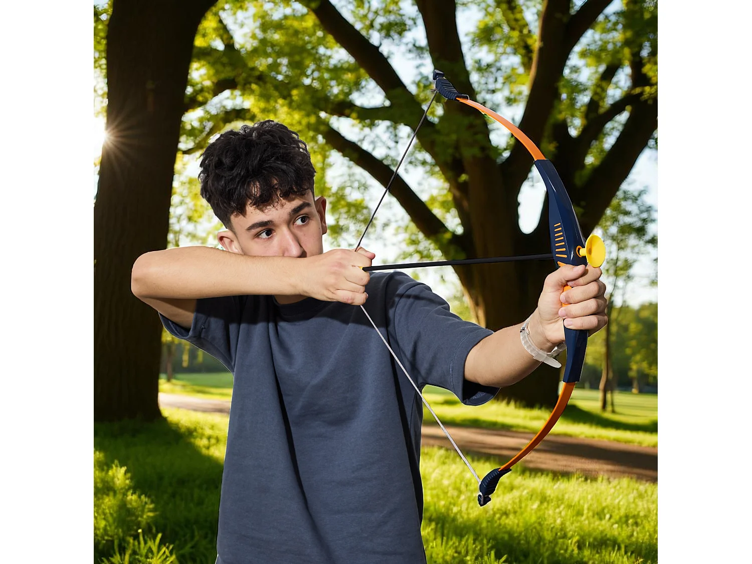 Jeu Du Tir A L'arc Orange