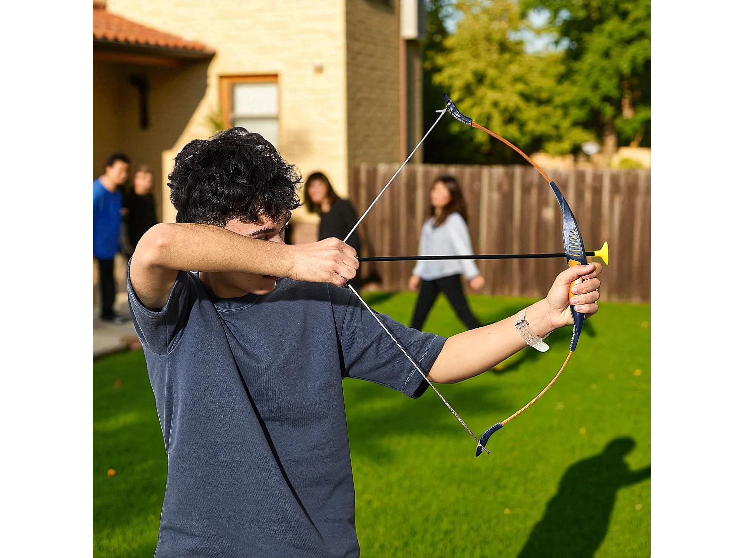 Jeu Du Tir A L'arc Orange