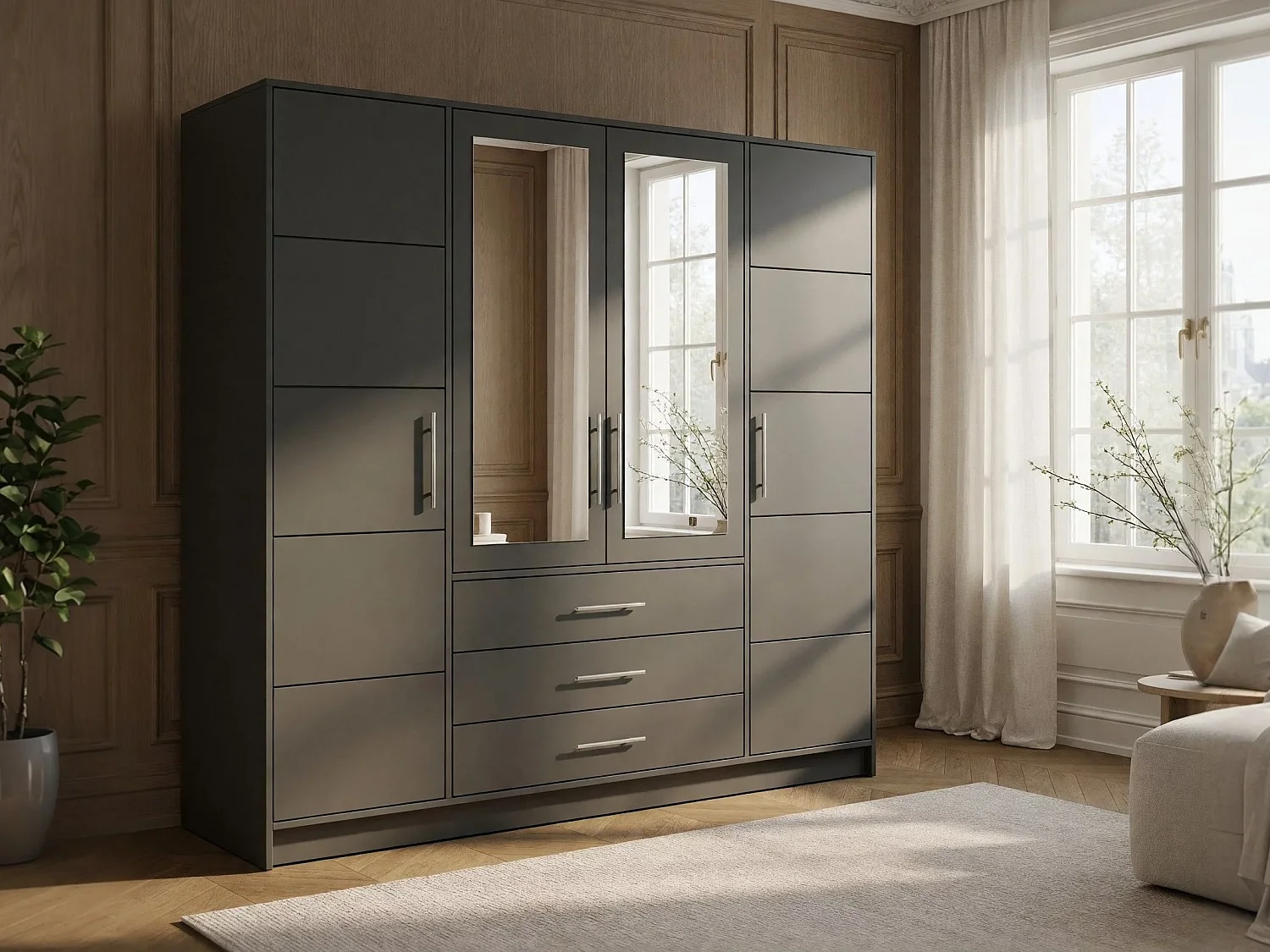 Armoire Dortivu, Nombre d'étagères: 8, 20x20x6cm