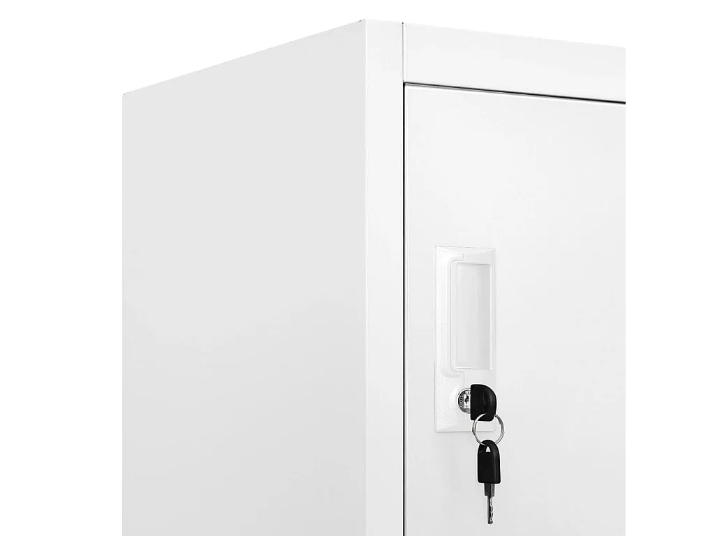 Armoire à casier avec 12 compartiments 90x45x180 cm