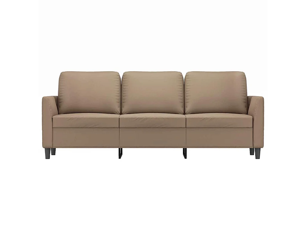 Canapé à 3 places Cappuccino 180 cm Similicuir