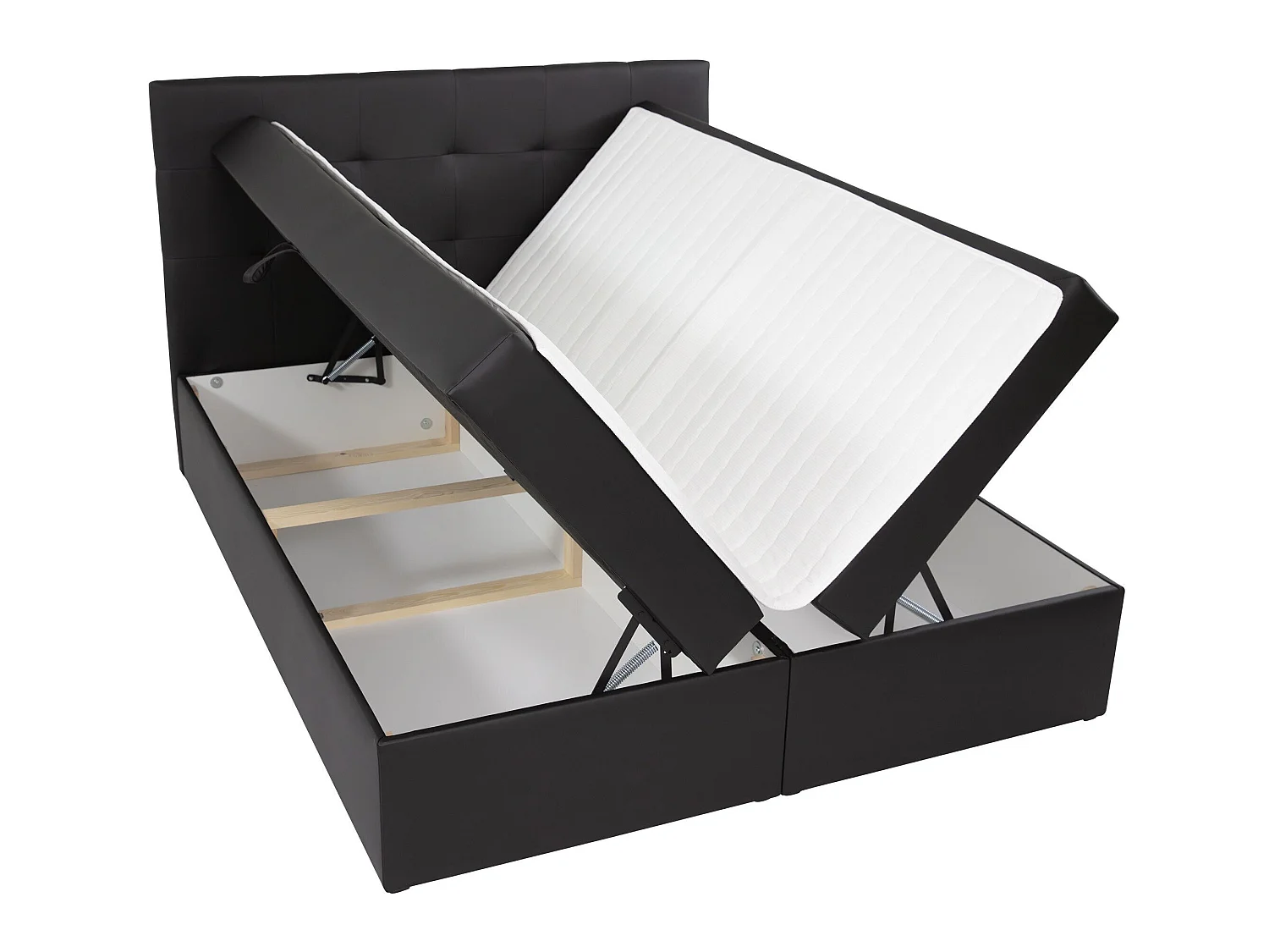 Cama continental Comfivo Osculum I, Doble, Crema, Tapiz, Somieres