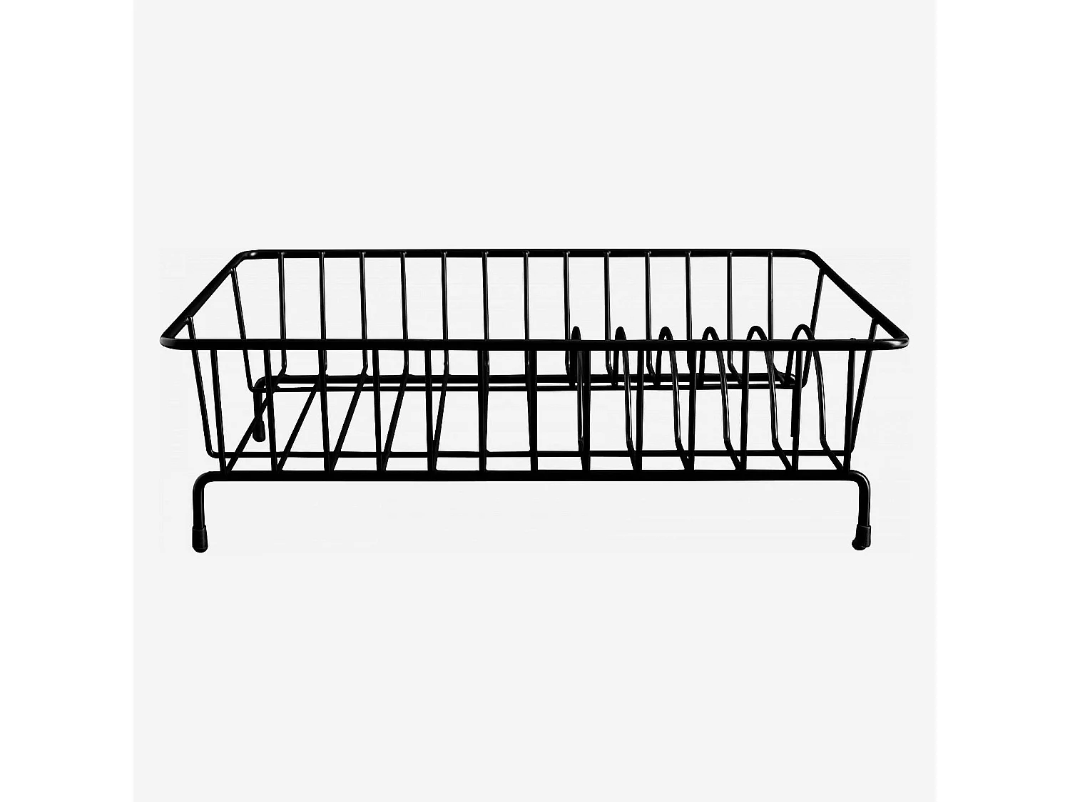 Habitat - Égouttoir à couverts en métal - Noir - Mikado