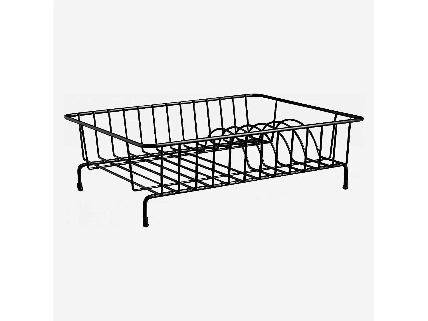 Habitat - Égouttoir à couverts en métal - Noir - Mikado