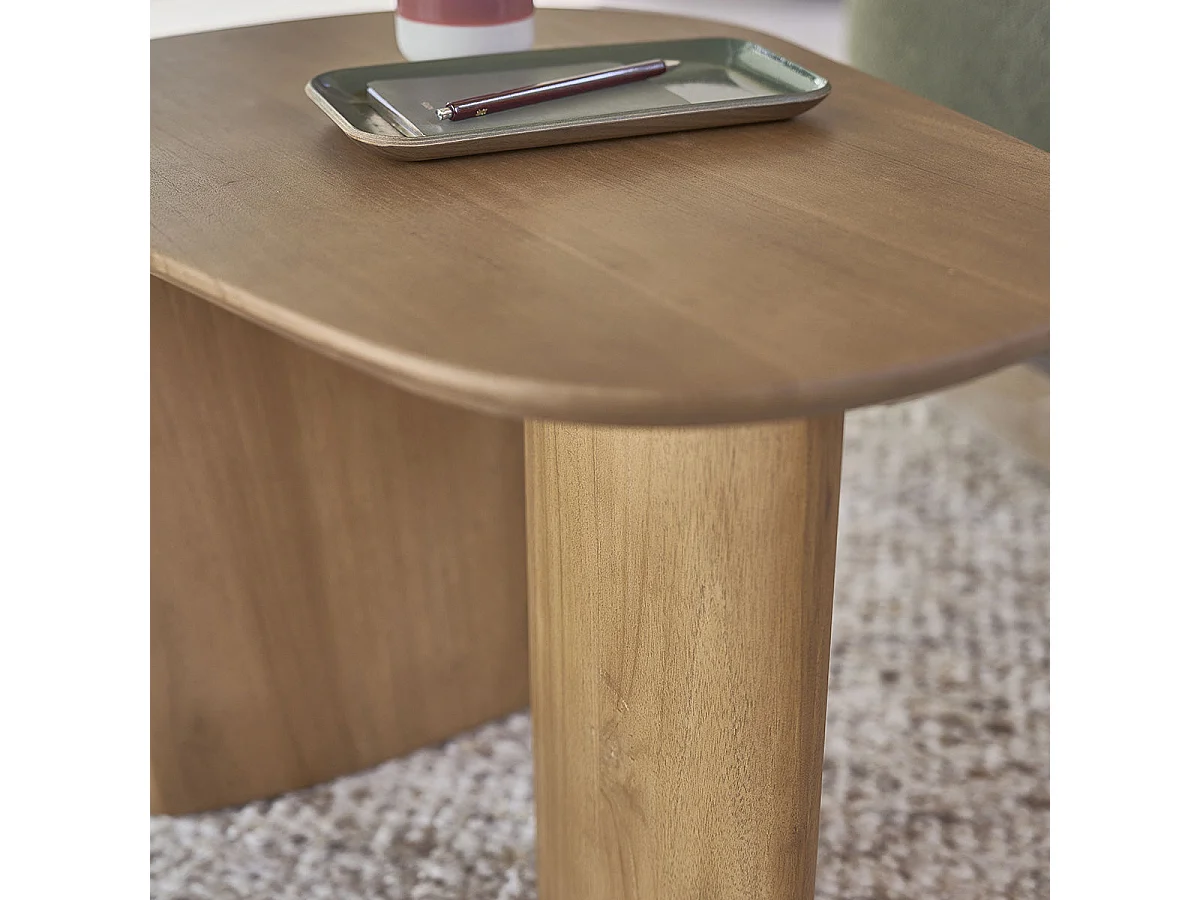 Tavolino in teak massello organico