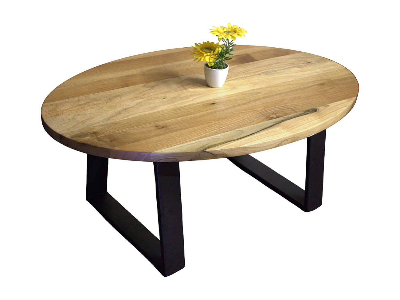 Tavolo club ovale noce