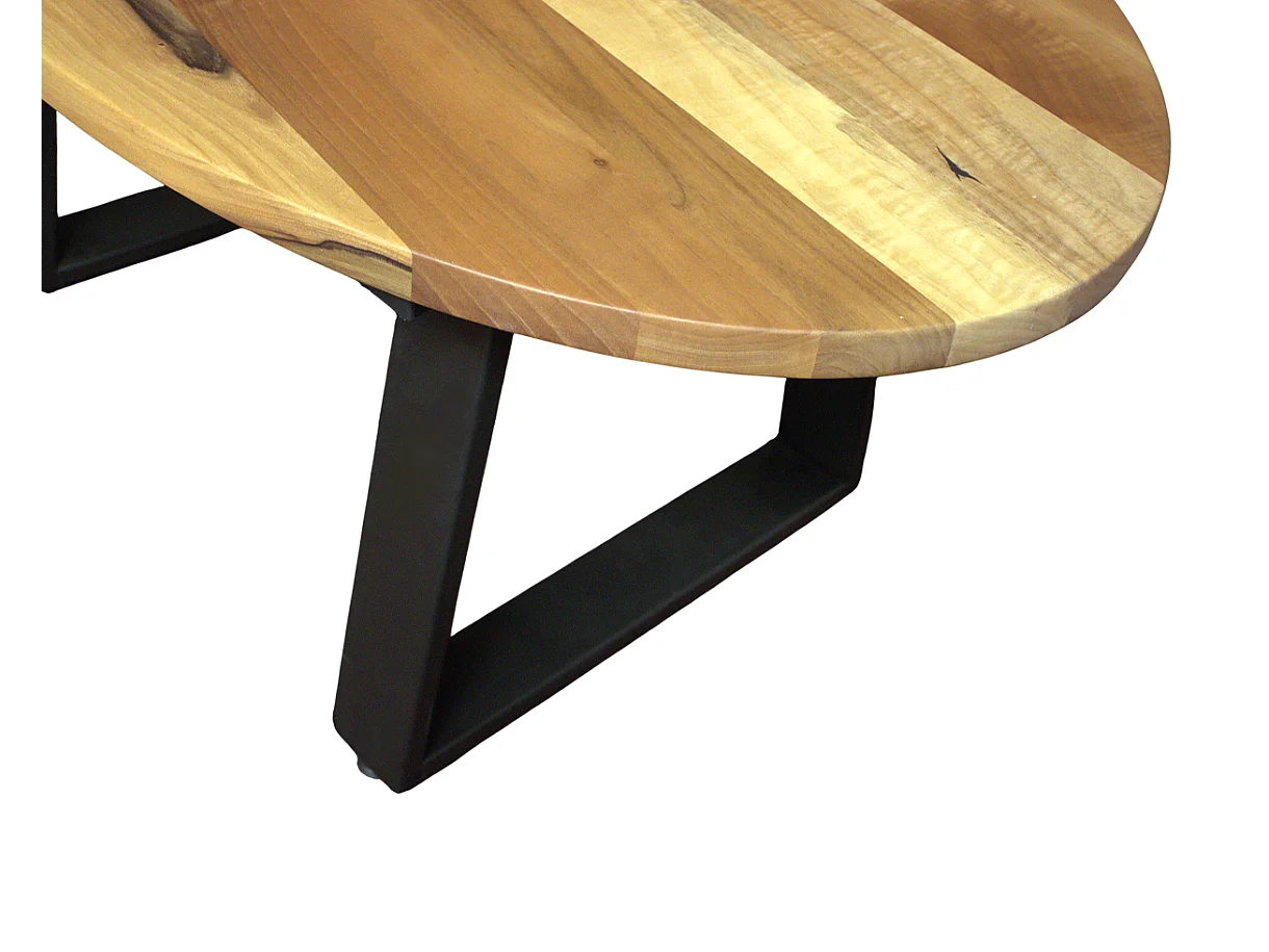 Tavolo club ovale noce