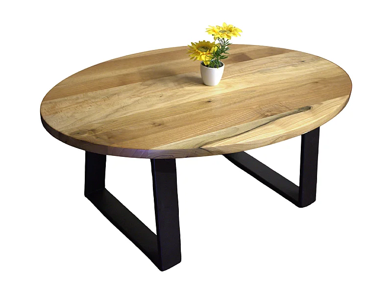 Tavolo club ovale noce