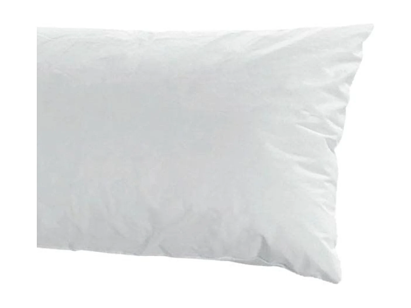 Almohada Noah de fibra tacto seda transpirable blanco 105 cm