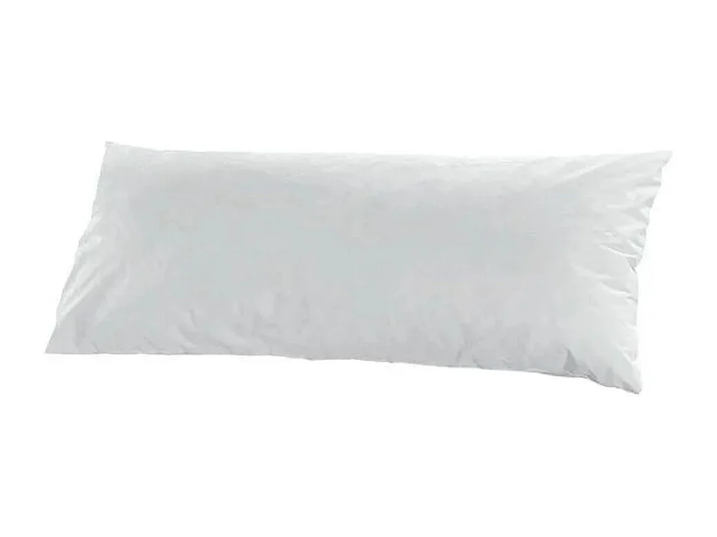 Almohada Noah de fibra tacto seda transpirable blanco 135 cm