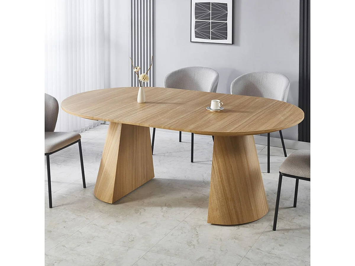 Pack de 2 sillas Margot respaldo acolchado beige 82x63x60 cm Adec